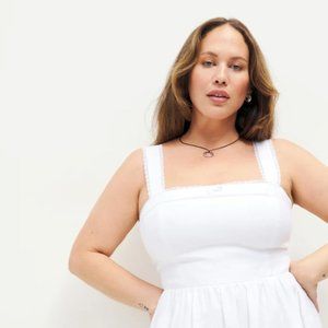 Reformation Rowen Linen Dress Size 14